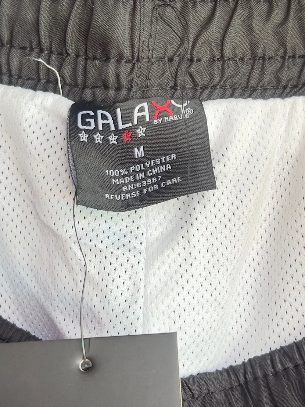 Galaxy By Harvic Black and Red Colorblock Shorts New with tags